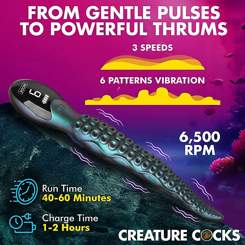 Tentavibe Silicone Vibrator by XR Brands - Vibrating Dildos