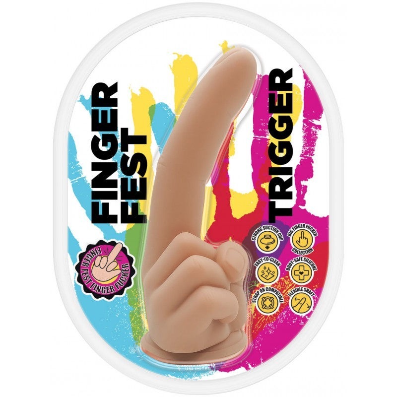 Finger Fest Dildo Trigger by Hott Products - Realistic Dildos