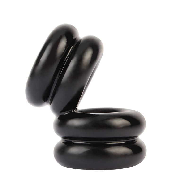 Double Stacked Dual Pleasure Ring by Chisa - Stretchy Cock Rings