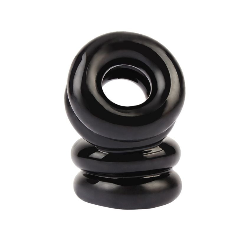 Double Stacked Dual Pleasure Ring by Chisa - Stretchy Cock Rings
