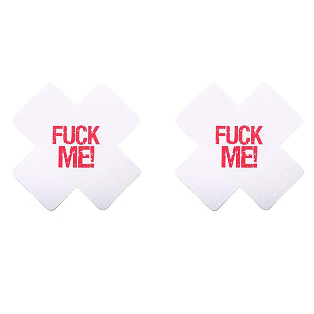 Love In Leather Sexy Fuck Me Nipple Pasties - Breast and Nipple Toys