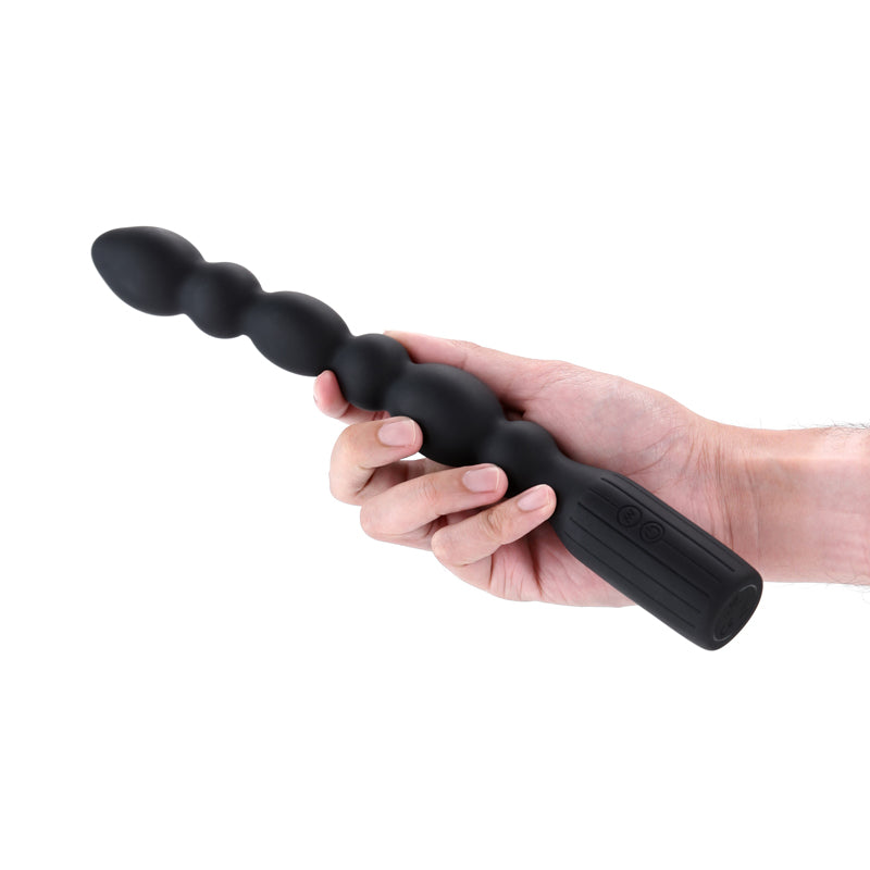 NS Novelties Renegade Prime Silicone Vibrating Anal Beads - Anal Beads and Balls