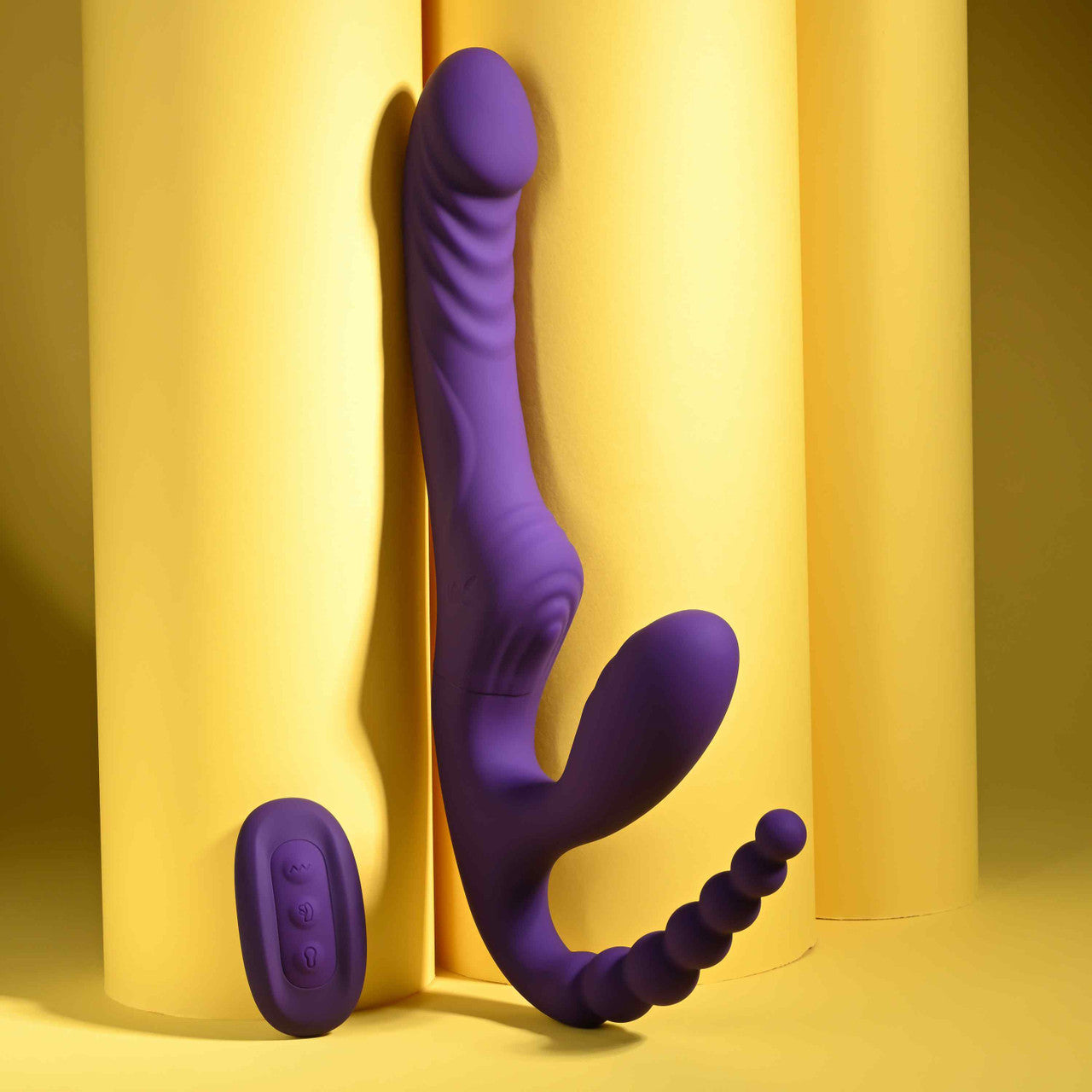 Playboy Pleasure HUG IT OUT Strapless Strap-On Massager - Strap On Sextoys