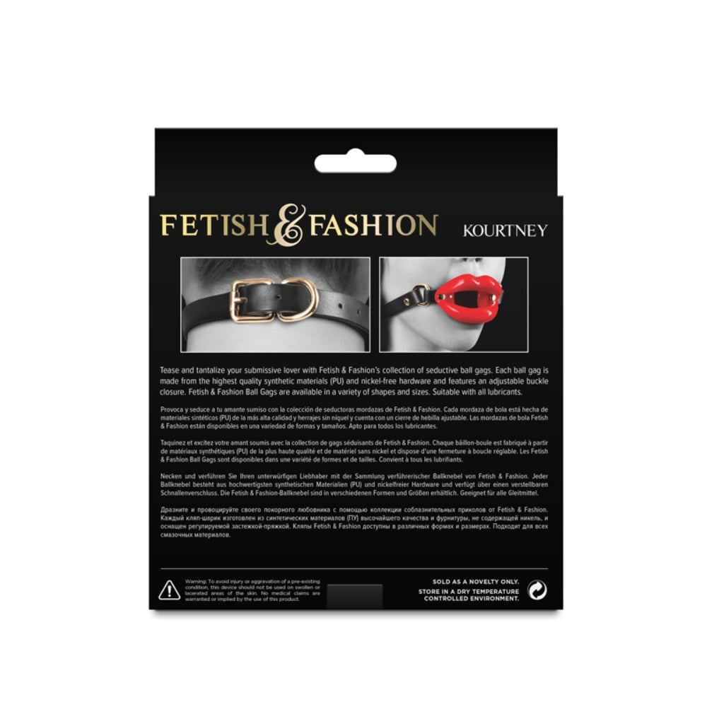 Fetish & Fashion Kourtney Bondage Mouth Gag - Bondage Gags and Bits