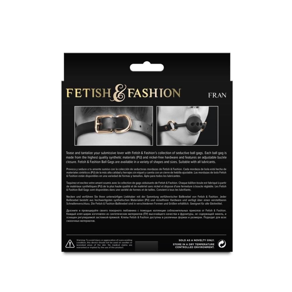 Fetish & Fashion Fran BDSM Play Mouth Gag - Bondage Gags and Bits
