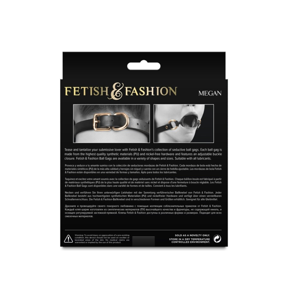 Fetish & Fashion Megan BDSM Play Mouth Gag - Bondage Gags and Bits