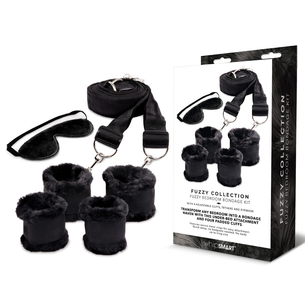 WhipSmart Fuzzy Bedroom Bondage Restraint Set - Bondage Kits