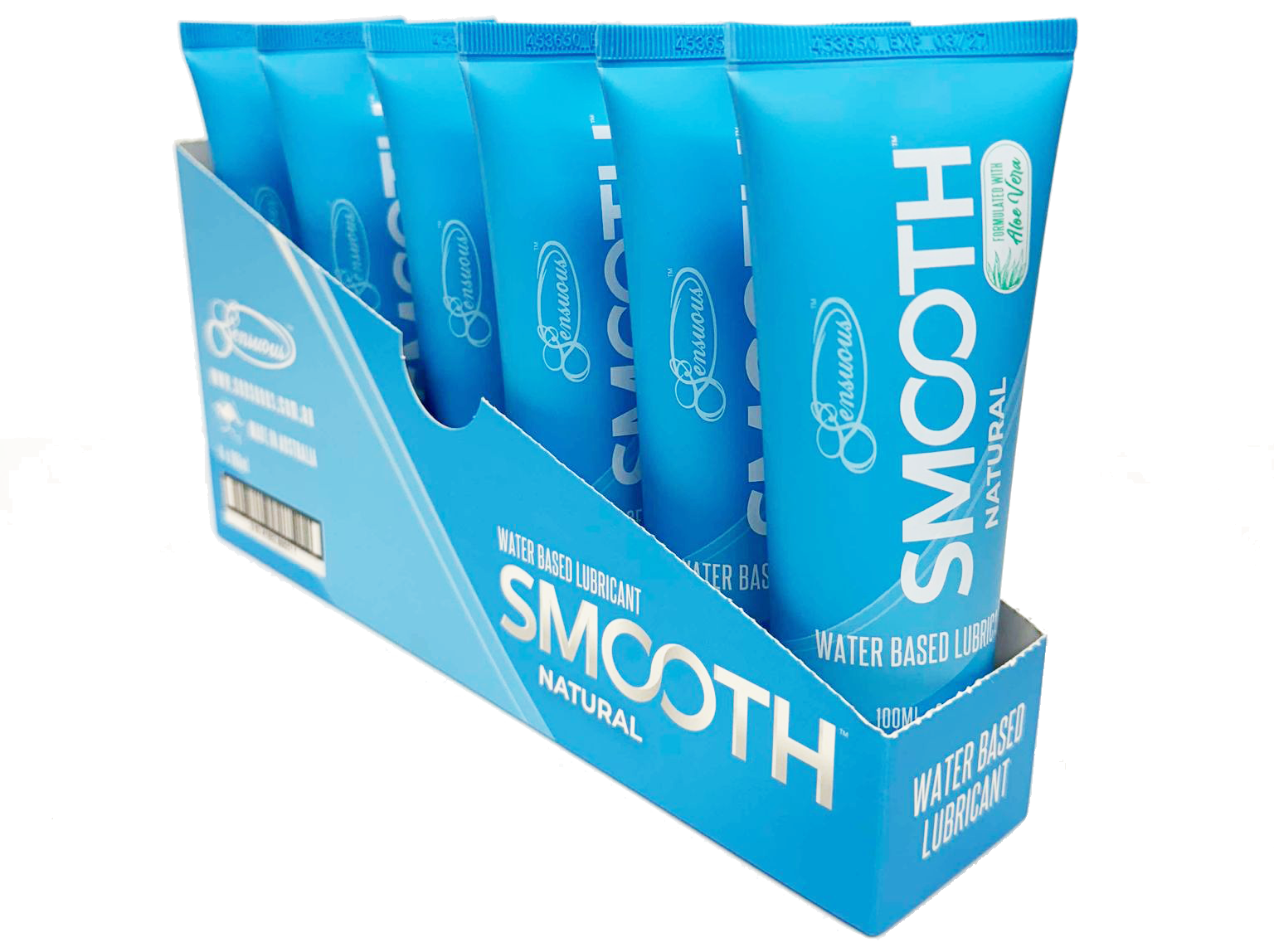 Sensuous Smooth Natural Water Based Personal Lubricant 100ml - Water Based Lubes