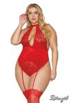 Dream Girl Lingerie Sexy Womens Garter Teddy Red