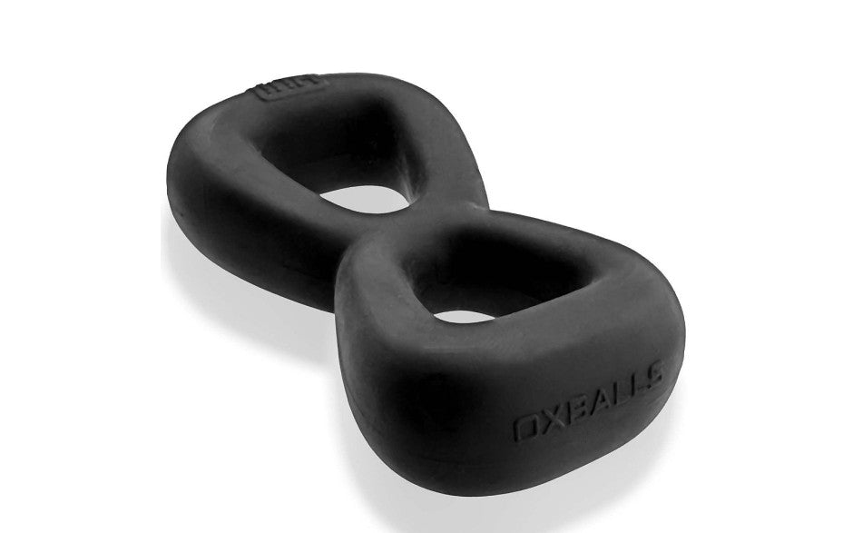 Hunkyjunk Boomerang Double Cockring Ball Stretcher - Ball Stretchers and Crushers