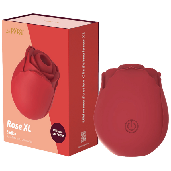 La Viva Rose Petal Tapping Clitoral Stimulator XL - Clit Ticklers and Pulsators