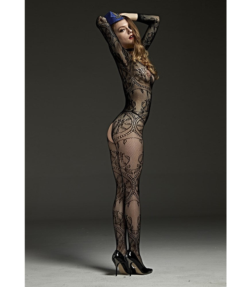 Rimes Salute Womens Body Stocking - Her Fetish