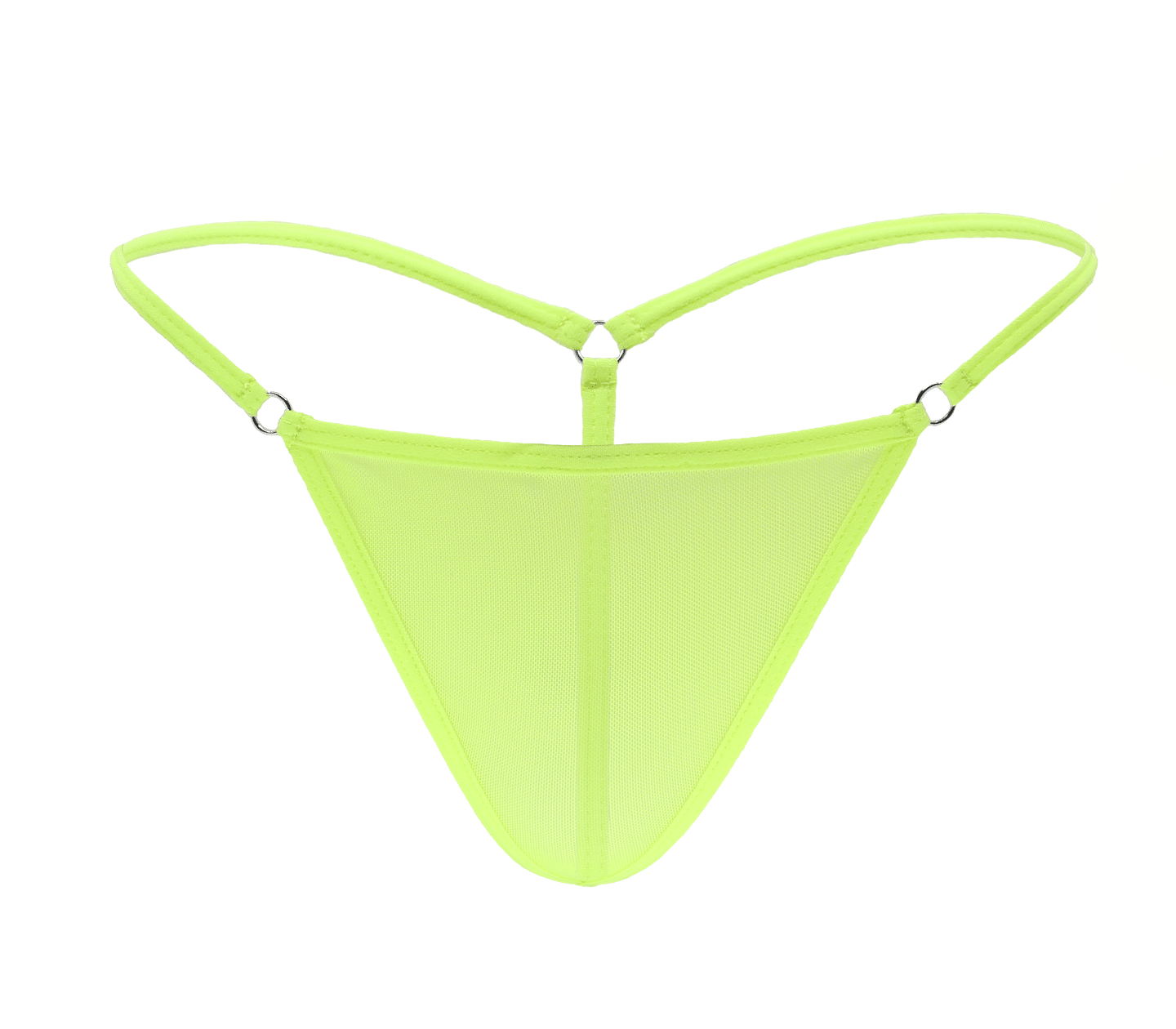 Love In Leather Womens Mesh Micro Sexy G String Panty Fluro - G-Strings, Panties and Shorts