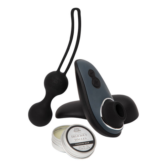 FSOG X Womanizer Liberty Desire Blooms Couple’s Kit