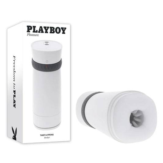 Playboy Pleasure Twist & Stroke - Customizable Heating Stroker for Intense Satisfaction