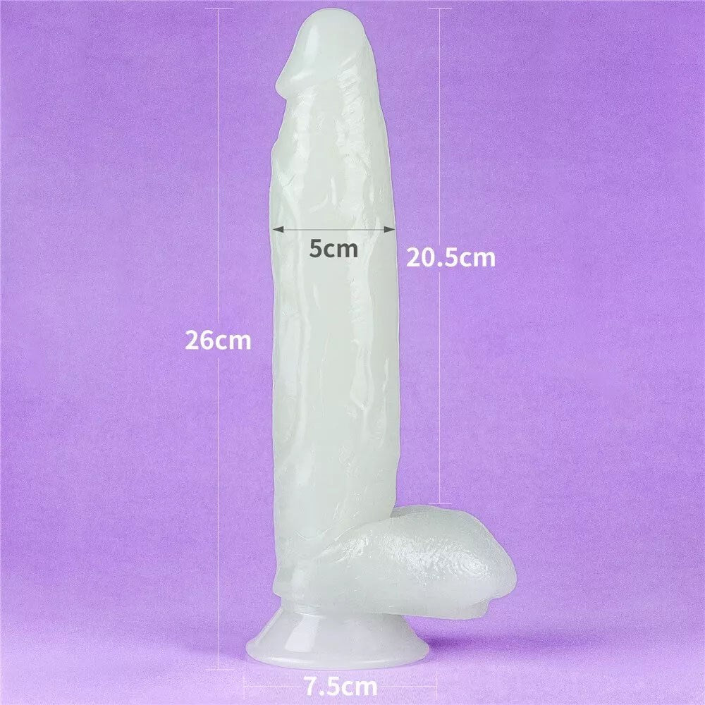 Lovetoy Lumino Play Realistic Dong 10 Inch - Realistic Dildos