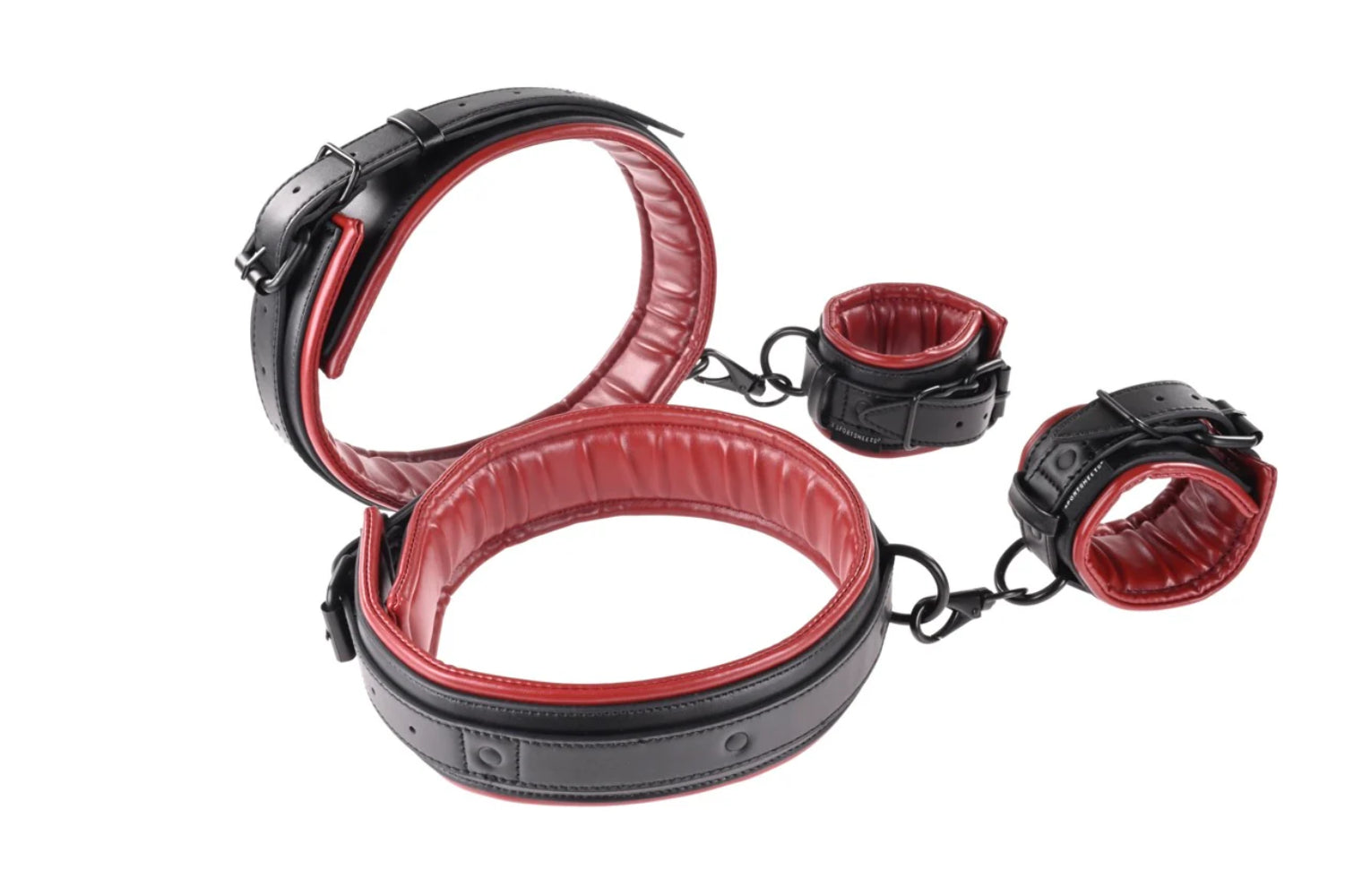 Sportsheets Saffron BDSM Thigh & Wrist Cuff Set - Versatile Intimate Restraints - Cuffs and Restraints