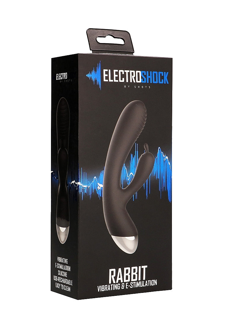 Shots Toys Electro Shock Rabbit Shape Multi Speed Vibrator - Rabbit Vibrators
