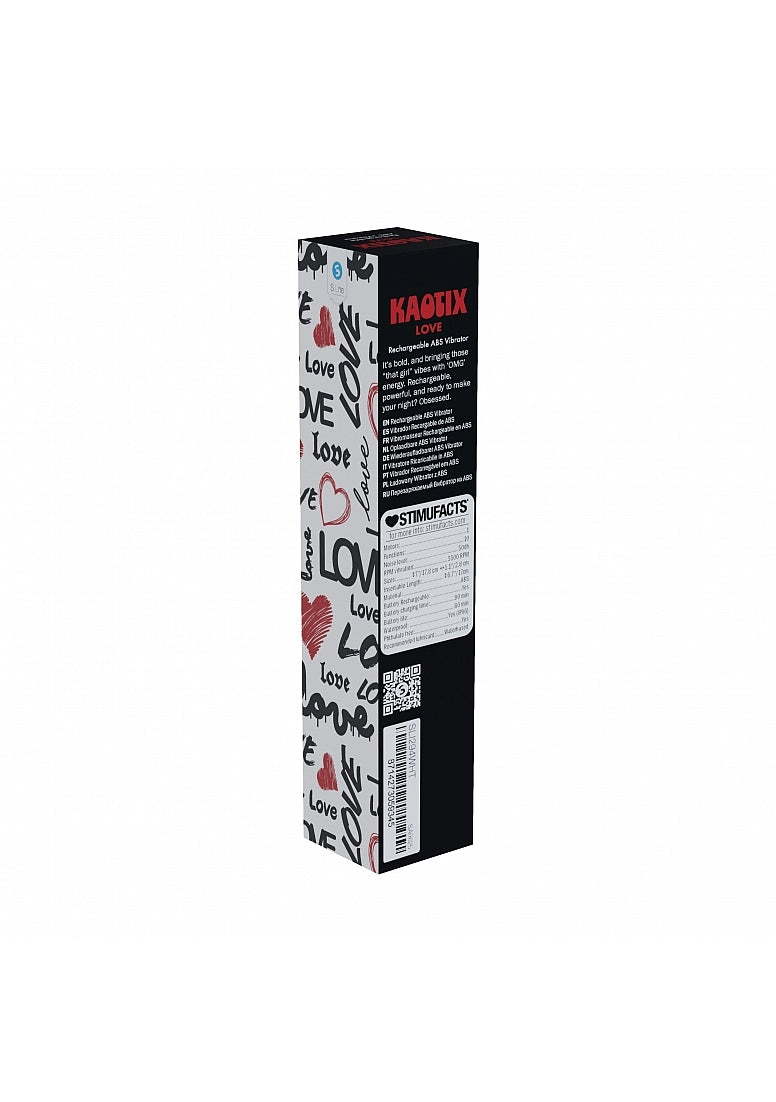 Shots S-LINE Kaotix Love USB Rechargeable Bullet Vibrator - Bullet Vibrators