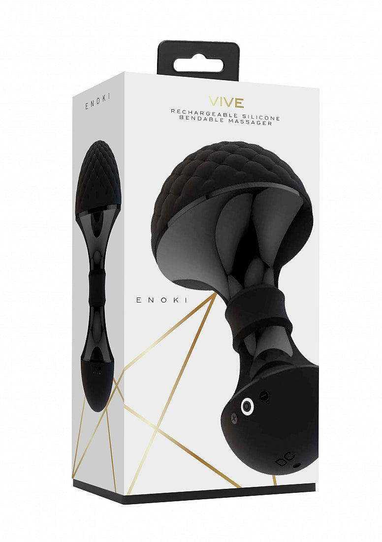 Enoki Bendable Vibrating Body Wand Massager by Shots Toys - Body Wands