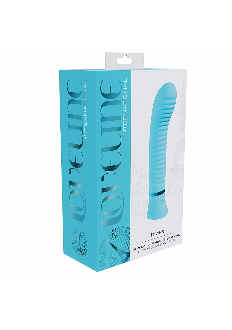Shots Loveline Divine 10 Functions Ribbed G-spot Vibrator - G-Spot Vibrators