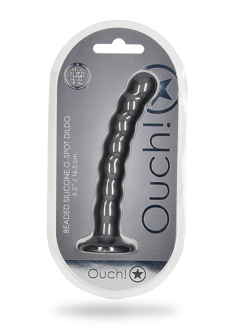 Shots Toys Beaded Suction Cup G-Spot Dildo 16.5 cm - Non-Realistic Dildos