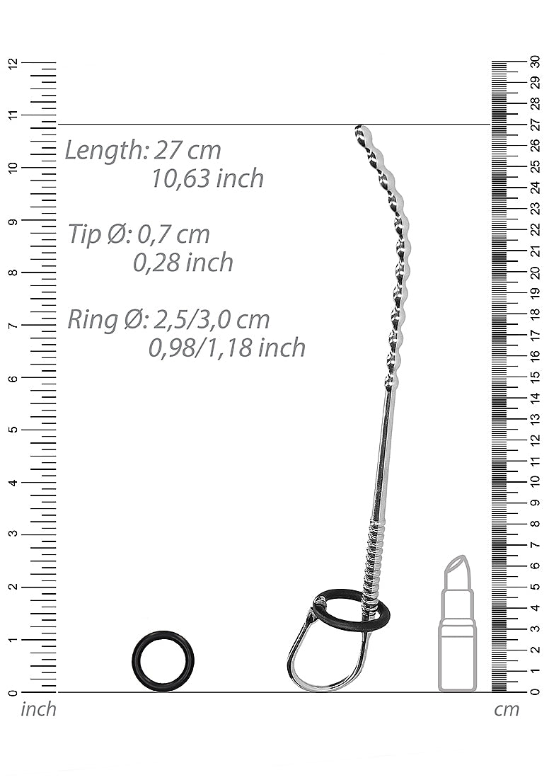 Shots Urethral Sounding Stainless Steel Stretcher - Urethral Sounds