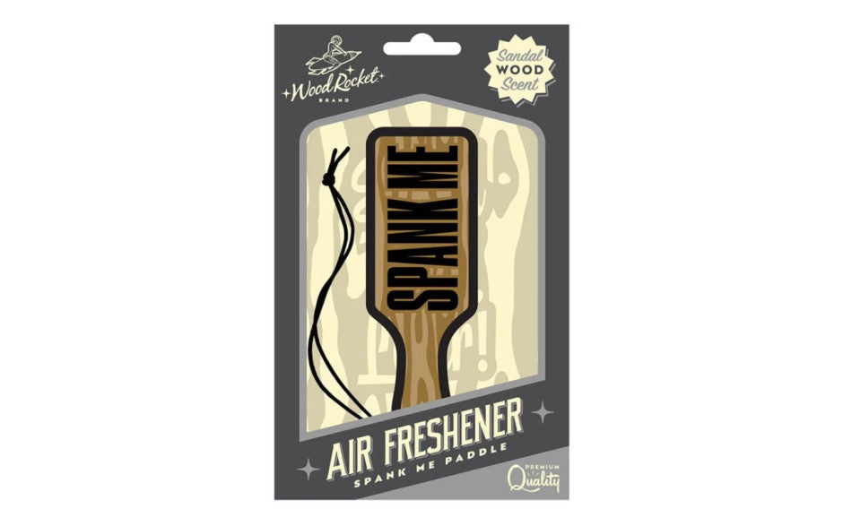 Wood Rocket Spank Me Paddle Air Freshener - Party Gifts and Novelties