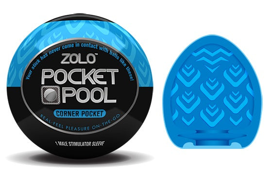 Zolo Pocket Pool Single Corner Pocket - - Masturbators and Strokers