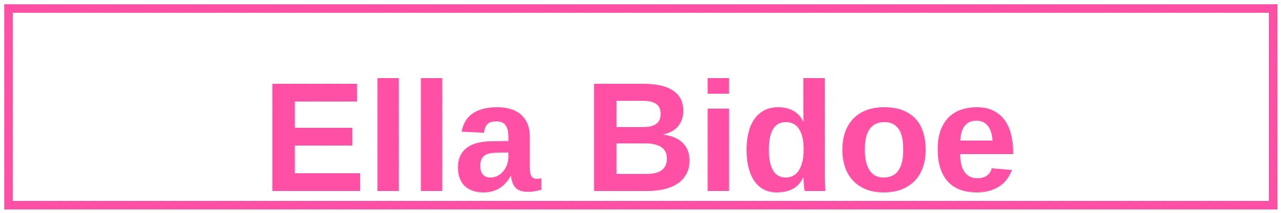Ella Bidoe