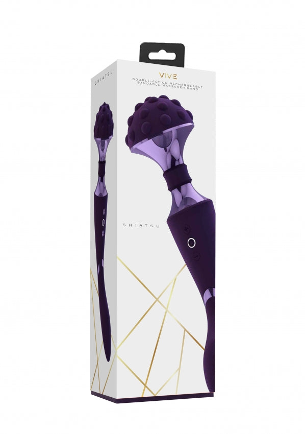 Shiatsu Bendable Body Wand Massager by Shots Toys - Body Wands