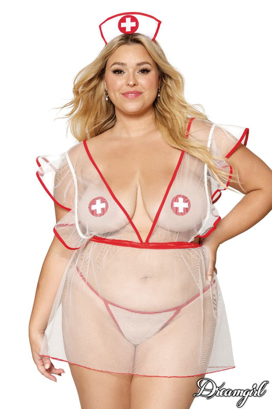 Nurse Me Good Costume by Dream Girl Lingerie - Fancy Dress Ups