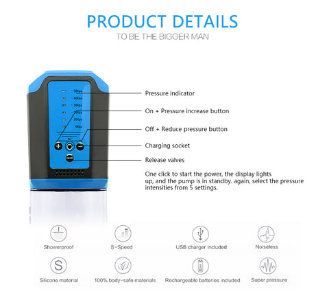 Intelligent Automatic Penis Pump by Shenzhen Canwin - Penis Pumps And Stretchers