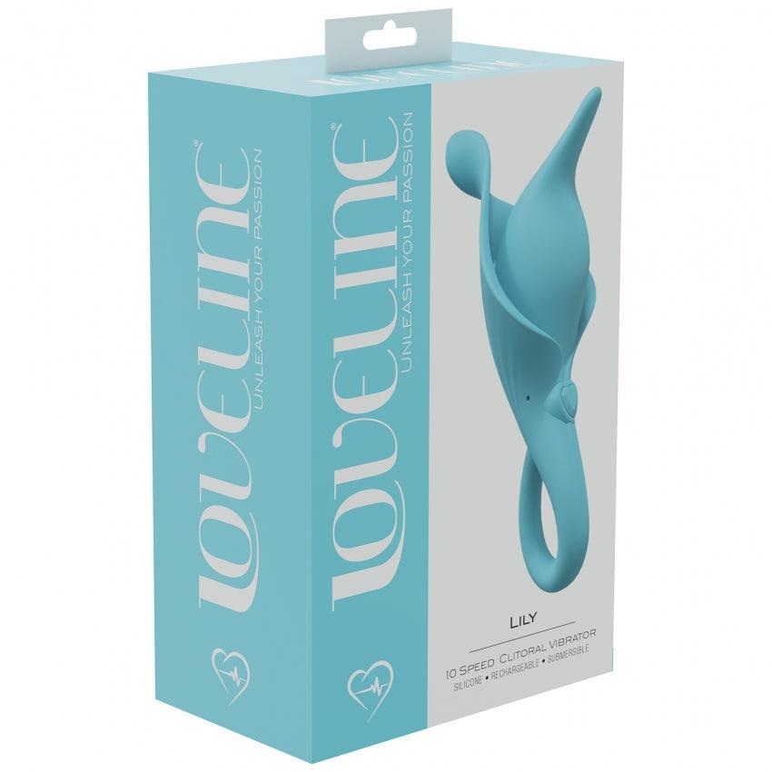 Shots LoveLine Lily 10 Speed Rechargeable Clitoral Vibrator - Clit Ticklers and Pulsators