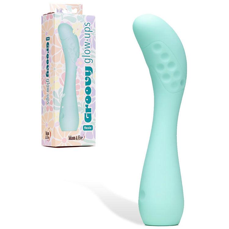 Adam & Eve GROOVY GLOW-UPS Flexie Rechargeable G-Spot Vibe - G-Spot Vibrators