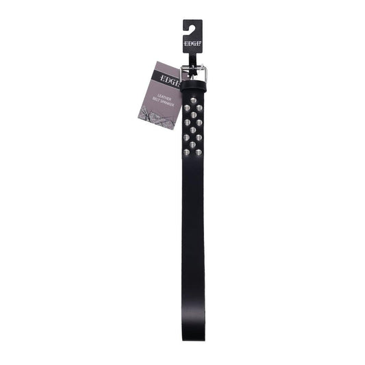 EDGE Leather Belt Spanker Spanking Whip by Sportsheets - Whips And Crops