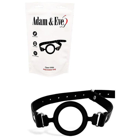 OPEN WIDE Adjustable Mouth Restraint by Adam & Eve Sextoys - Bondage Gags and Bits