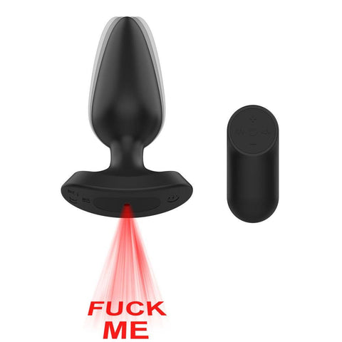 Fuck ME Anal Plug Anal Plug with Laser Fuck Me Light - Butt Plugs