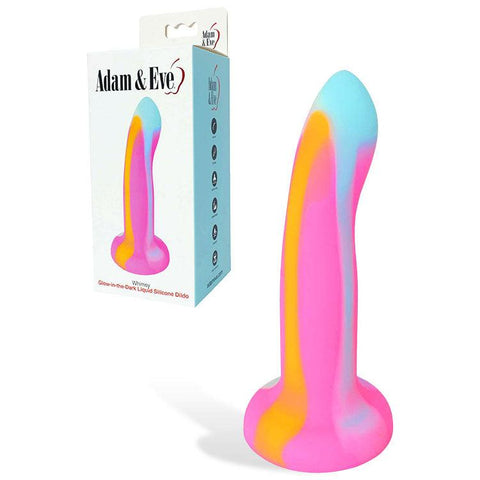WHIMSY Glow In Dark Dildo by Adam & Eve Sextoys - Non-Realistic Dildos