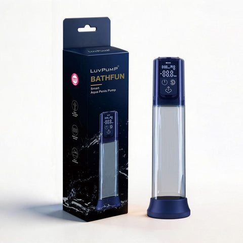 LuvPump Bathfun Smart Aqua by Shots Toys - Penis Pumps And Stretchers