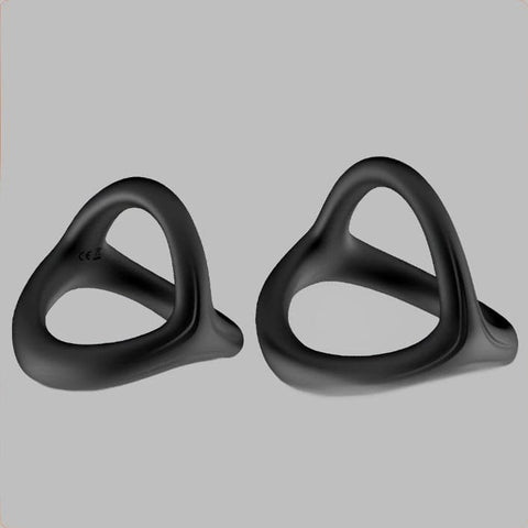 3 in 1 Ultra Soft Stretchy Penis Ring by BDStyle - Stretchy Cock Rings