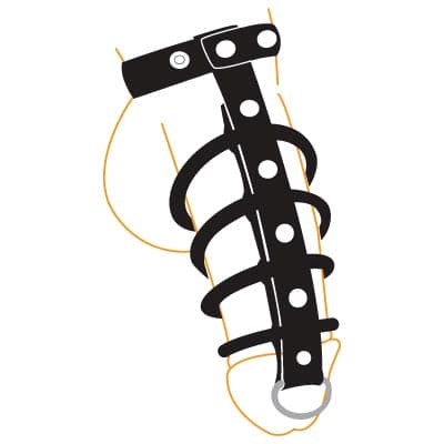 4 Cock Ring Changeable Gates by Spartacus Enterprises - Cock Rings