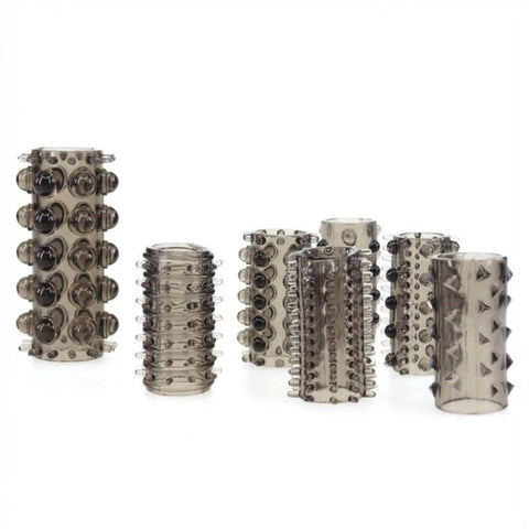 7 in 1 Male Penis Sleeves Set by BDStyle - Cock Rings