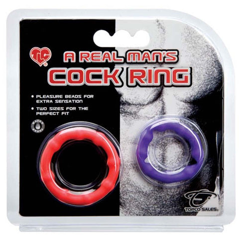 A Real Mans Adjustable Cock Ring by Topco - Cock Rings