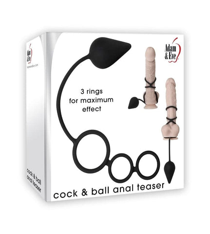 Cock & Ball Anal Teaser Anal Plug with Cock - Prostate Toys