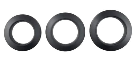 Adams 3-Pice Waterproof Silicone Penis Ring Set - Ball and Cock Toys