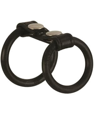 Adonis Helios Leather Cock Ring - - Cock Rings