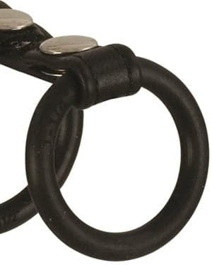 Adonis Helios Leather Cock Ring by California Exotics - Cock Rings