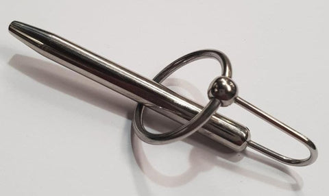 Albert Penis Plug Smooth 30MM by Hell's Couture - Penis Plugs