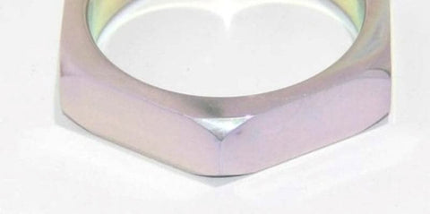 Aluminium Hexagonal Cock Ring by Hell's Couture - Cock Rings
